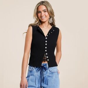 Free People Tilly Vest/Button-up Tank